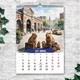 Календарь настенный перекидной Капибары в большом городе 13 ЛИСТОВ ENTERSTORE 42х29.7 см (ART 250181) - изображение 8