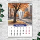 Календарь настенный перекидной ГОРОДА И ПРИРОДА АКВАРЕЛЬ 13 ЛИСТОВ ENTERSTORE 42х29.7 см (ART 250179) - изображение 10