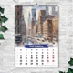 Календарь настенный перекидной ГОРОДА И ПРИРОДА АКВАРЕЛЬ 13 ЛИСТОВ ENTERSTORE 42х29.7 см (ART 250179) - изображение 13