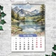 Календарь настенный перекидной "Города и природа. Акварель. " формат А3 13 листов ENTERSTORE 42х29.7 см (ART 250177) - изображение 5