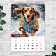 Календарь настенный перекидной Такса собака 13 листов ENTERSTORE 42х29.7 см (ART 250200) - изображение 3