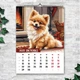 Календарь настенный перекидной ШПИЦ СОБАКА АКВАРЕЛЬ 13 ЛИСТОВ ENTERSTORE 42х29.7 см (ART 250154) - изображение 13