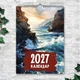 Календарь настенный перекидной "МОРЕ-2027" 13 листов ENTERSTORE 42х29.7 см (ART 260113) - изображение 1