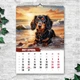 Календарь настенный перекидной ТАКСА СОБАКА 13 ЛИСТОВ ENTERSTORE 42х29.7 см (ART 250137) - изображение 9
