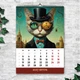 Календарь настенный перекидной А3 «Señor Gato» 2027 — 13 иллюстраций котов ENTERSTORE 42х29.7 см (ART 250141) - изображение 8