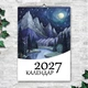 Календарь 2027 настенный перекидной Рисунки 13 листов ENTERSTORE 42х29.7 см (ART 250146) - изображение 1
