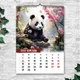 Календарь 2027 настенный перекидной Панда. Арт. 13 листов ENTERSTORE 42х29.7 см (ART 250204) - изображение 4
