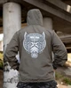 Чоловіча вітровка Born Of War Odin Олива меморіальна тканина вітро- та вологозахист капюшон L - зображення 6