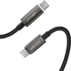 Интерфейсный кабель Acefast C23-03 60Wmax TypeC-TypeC 1.2m Black (45386) - изображение 5