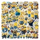 Стікери Міньйони 55 шт, Minions Посіпаки - зображення 1