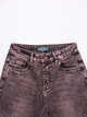 Женские демисезонные джинсы полубатал Mom коричневые (N7421-1) 29 - изображение 5