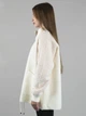 Женская кофта из альпаки молочная однотонная на молнии one size (263403) - изображение 5