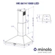 Вытяжка купольная MINOLA HK 6614 WH 1000 LED - изображение 11