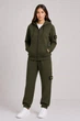 Женский костюм кофта+штаны хаки XL ADS-157 - изображение 1