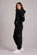 Жіночий костюм кофта+штани чорний XL ADS-159 - зображення 2