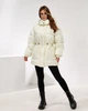 Зимный женский пуховик Eva Classic ЭЛИС молочный 42 - изображение 2