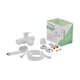 Змішувач для ванни PLAMIX LUCAS-009 EURO SET WHITE (з шлангом, лійкою та кронштейном) (Колір білий) (PM0708) - изображение 3