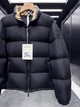 Мужская пуховая куртка Burberry со стойкой, гусиный пух, черная 2XL - изображение 5