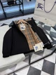 Мужская черная пуховая куртка Burberry с капюшоном, гусиный пух 90% 2XL - изображение 9