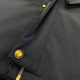 Мужская черная пуховая куртка Louis Vuitton Monogram с капюшоном, гусиный пух 90% M - изображение 11