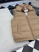 Мужская бежевая пуховая жилетка Burberry с капюшоном, гусиный пух 90% 2XL - изображение 2