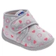 Тапочки Chicco Timbal Silver Hearts, цвет серый, размер 22 (263.23066.020) - изображение 1