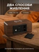 Настольные Часы Деревянные светодиодные часы с беспроводной зарядкой - изображение 5