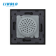 Встраиваемая Bluetooth-колонка LIVOLO с TWS (стерео), черное матовое стекло - изображение 4