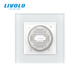 Встраиваемая Bluetooth-колонка LIVOLO с TWS (стерео), белое матовое стекло - изображение 2