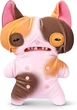 М'яка плюшева іграшка Монстр Кіт Зморшик Смердючко Fuggler Funny Ugly Monster Nipple Fuggs Wrinkle McStinkles (15788A) - изображение 1
