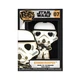 Пін Funko Зоряні війни Штурмовик зі зброєю емальована сталь 10 см - зображення 1