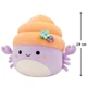Мягкая игрушка Squishmallows Краб-отшельник полиэстер 19 см - изображение 2