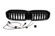 Ноздри 1-Bar LED (2022-2026, черный глянец) для BMW 3 серия G20/G21 2018- гг - изображение 8