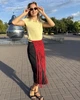 Пояс - платок на талию женская припинда макраме ручной работы с шнура с длинной бахромой Красная - изображение 6