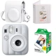 Набір камера Fujifilm Instax Mini 13 Clay White , Фотопапір 20шт, Чохол, Фотоальбом 64 фото Білий (Подарункове пакування) - зображення 1