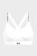 Білий топ UA Infinity High 2.0 Bra Under Armour M AC 1384112-100 - зображення 6
