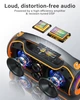 Портативна колонка VUOPAX Bluetooth 200 Вт посилений бас - зображення 4