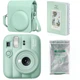 Набір камера Fujifilm Instax Mini 13 Lagoon Green, Фотопапір 10шт, Чохол, Фотоальбом 64 фото Зелений (Подарункове пакування) - изображение 1