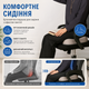 Подушка для сидіння RIAS AS-100 з ефектом пам'яті та знімним чохлом Grey-Beige (3_08616) - зображення 5