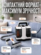 Пылесос моющий для ковров, мебели и матрасов с 2 насадками 750 Вт, портативный ручной пылесос-экстрактор с распылением воды для химчистки, влажной уборки, очистки автосалона и удаления пятен Белый, MHC-555-White - изображение 10