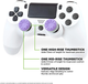 Накладки на стики KontrolFreek FPS Freek Galaxy для PS5 DualSense и PS4 DualShock 4, High-Rise + Mid-Rise - purple - изображение 5