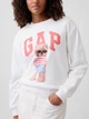 Свитшот на флисе женский GAP 816528978 S Молочный (1162031517) - изображение 3