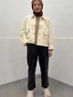 Куртка демисезонная женская Uniqlo 12793529 XS Молочная (1162142171) - изображение 7