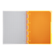Книга канц. на спір. А4 120арк. # офс. BUROMAX NEON, пласт.обкл. з розділ. та перфорацією, помаранчева /BM.24349911-11/ - изображение 2