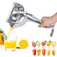 Ручна соковижималка універсальна для фруктів з затиском Fruit Juicer металева - зображення 1