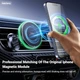 Автотримач для телефона з БЗП REMAX MagSafe Magnetic 15W Wireless Charging Car Mount RM-C01 Black - изображение 9
