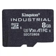 Карта пам'яті microSDHC (UHS-1 U3) Kingston Industrial 8Gb class 10 V30 А1 - зображення 1