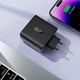 Мережевий зарядний пристрій ACEFAST A94 PD100W GaN (3*USB-C+USB-A) charger Black - изображение 6