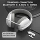 Беспроводные игровые наушники ATTACK SHARK L80 (Bluetooth 5.3, 2.4G, белые) - изображение 4