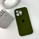 Чохол силіконовий Full Silicone Case for iPhone 15 Pro Army Green (з захистом камери) - изображение 4